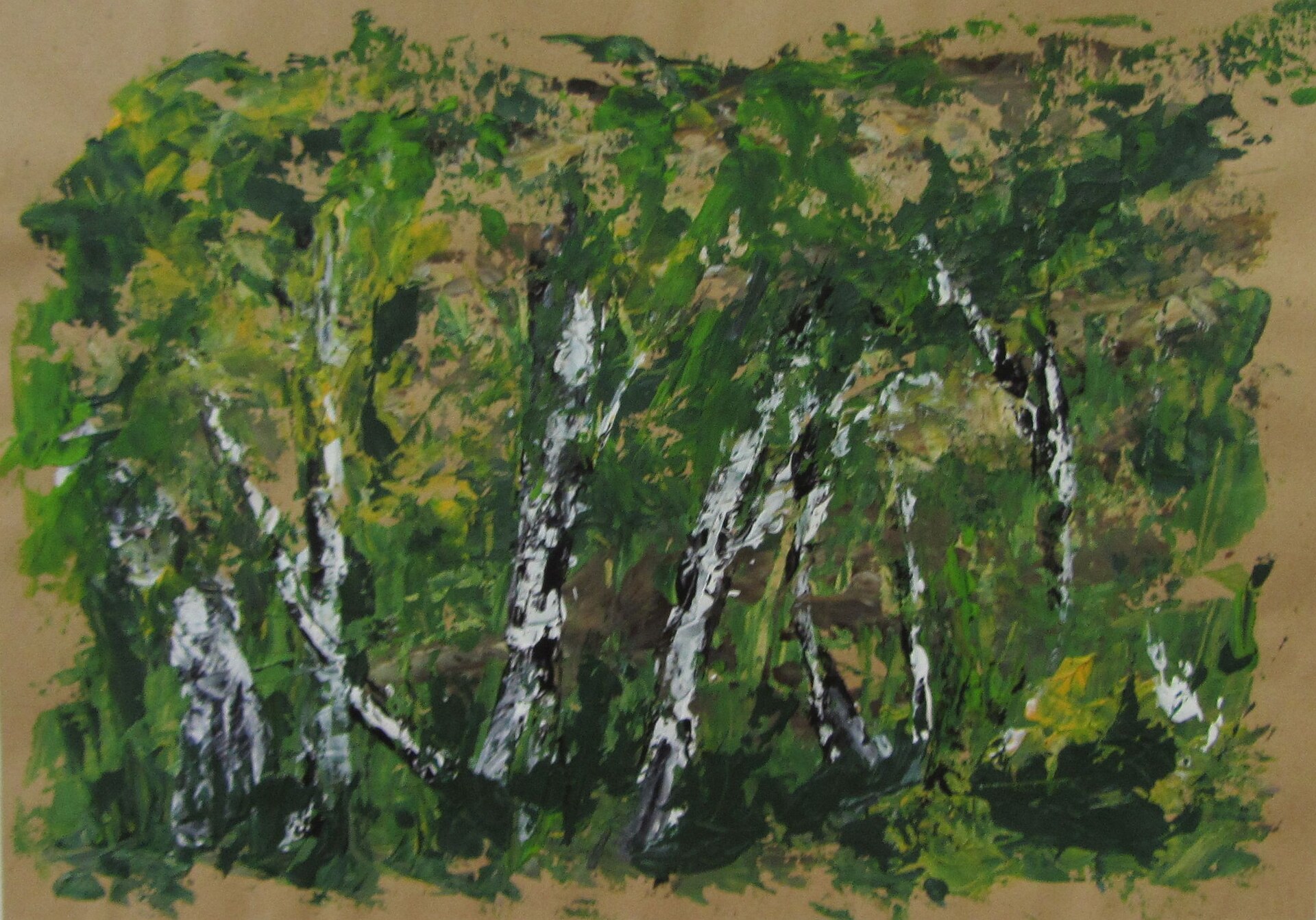 Sigrid Braun-Umbach - Birken im Wind