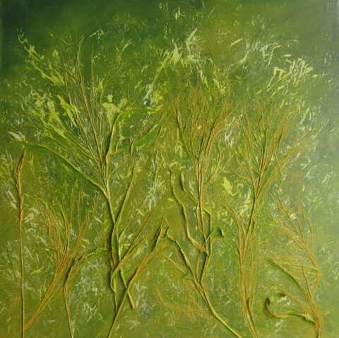 Sigrid Braun-Umbach - Grünes Grasbild