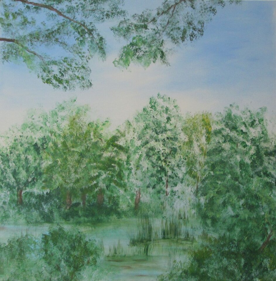 Sigrid Braun-Umbach - Auenlandschaft 1